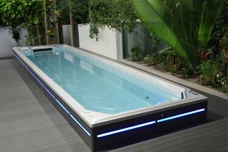 11.8m*3m*1.65m endless swimming pool